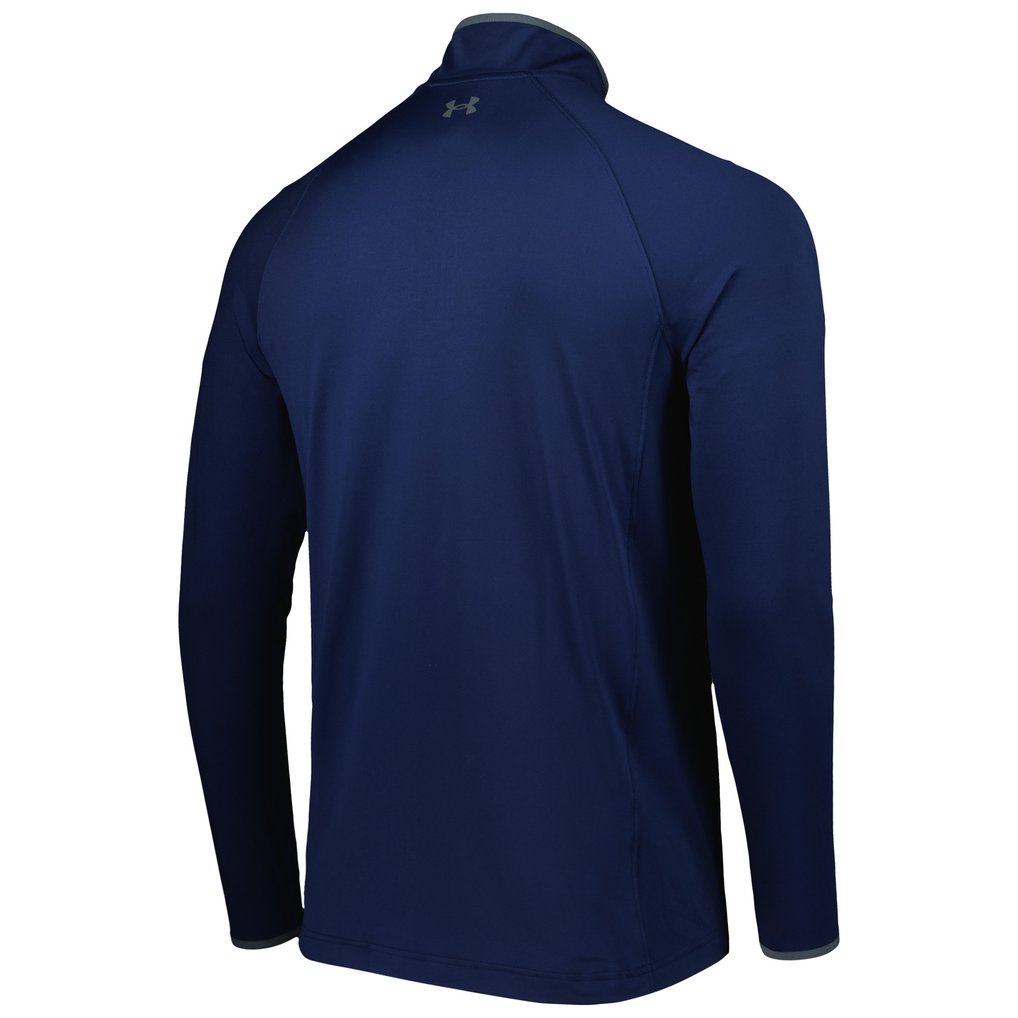 3M Open Under Armour T2 Green Raglan Quarter-Zip Jacket - Navy