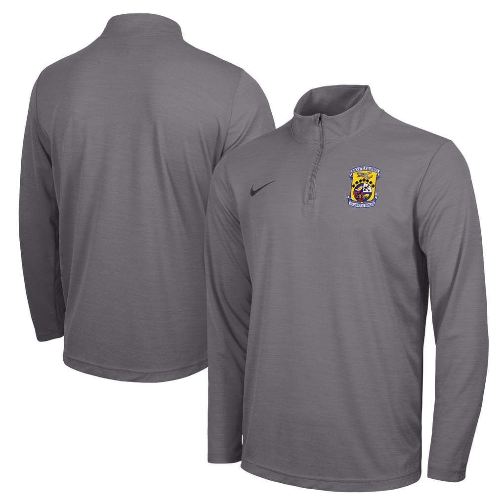  Air Force Falcons Nike Rivalry Intensity Quarter-Zip Pullover Top - Charcoal