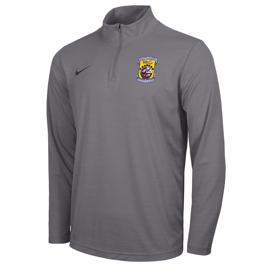  Air Force Falcons Nike Rivalry Intensity Quarter-Zip Pullover Top - Charcoal