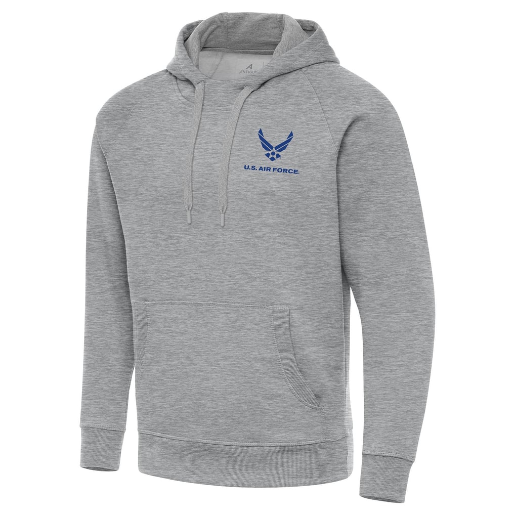 Air Force Antigua Victory Pullover Hoodie - Heather Gray
