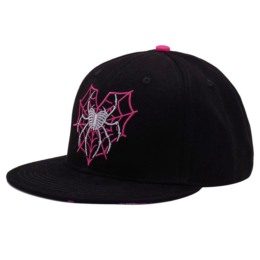 AJ Lee Spider Logo Snapback Hat - Black