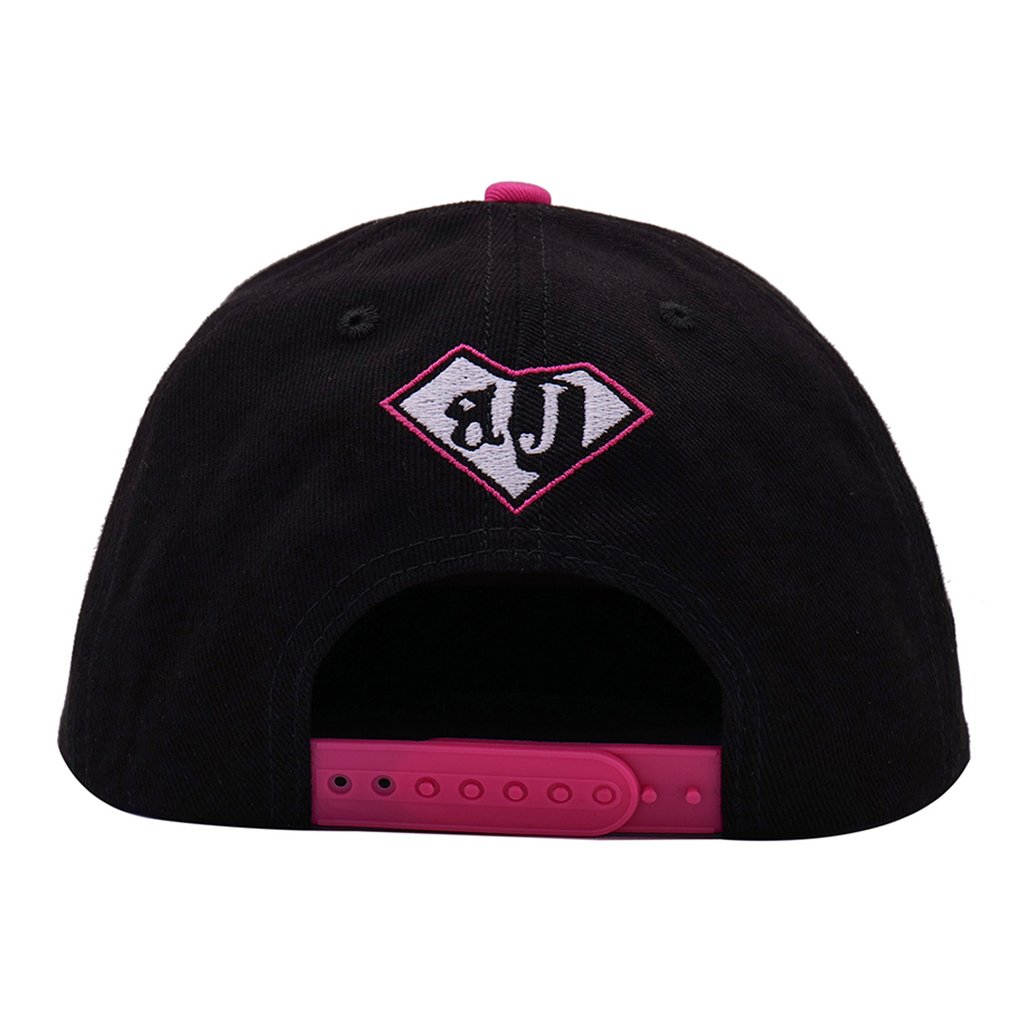 AJ Lee Spider Logo Snapback Hat - Black