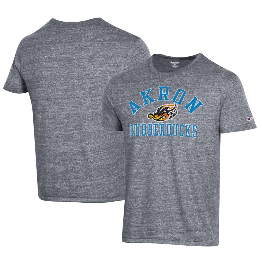 Akron RubberDucks Champion Ultimate Tri-Blend T-Shirt - Gray