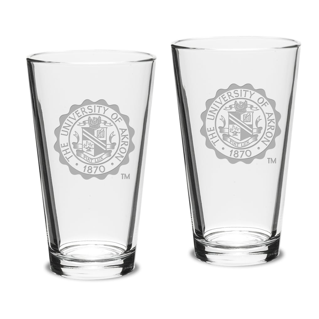 Akron Zips 16oz. 2-Piece Classic Pub Glass Set