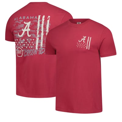  Alabama Crimson Tide Comfort Colors OHT Camo Overlay T-Shirt - Crimson
