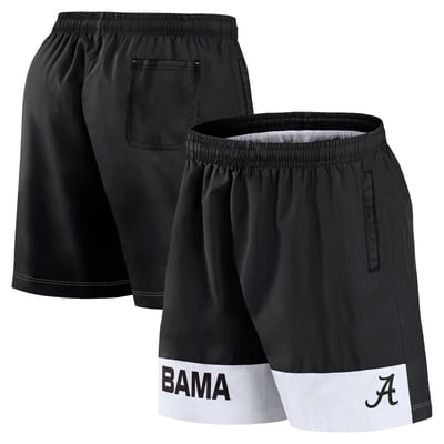 Alabama Crimson Tide Fanatics Elements Intensity Woven Shorts - Black