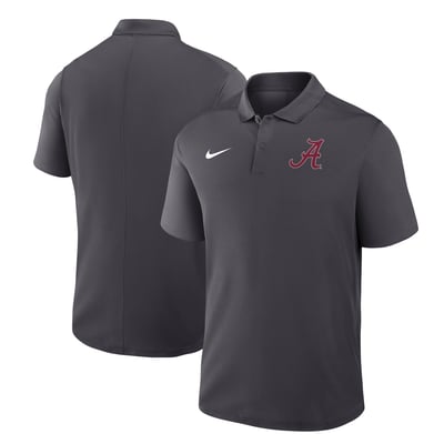 Alabama Crimson Tide Nike Dri-FIT Victory Polo - Anthracite