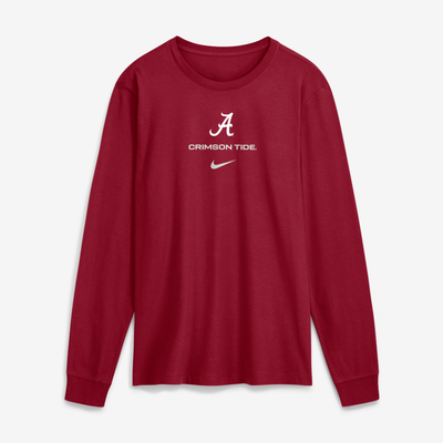 Alabama Crimson Tide Nike 2026 Sideline Dri-FIT Long Sleeve T-Shirt - Crimson