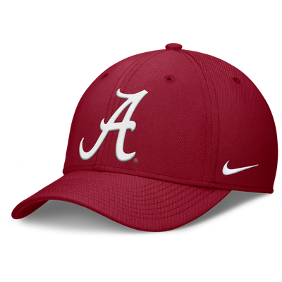 Alabama Crimson Tide Nike Rise SwooshFlex Dri-FIT Hat - Crimson