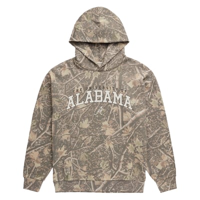  Alabama Crimson Tide Uscape Apparel Back Bay Fleece Hoodie - Camo