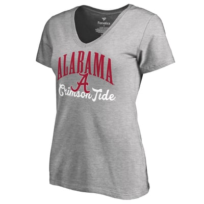 Alabama Crimson Tide Women's Victory Script T-Shirt - Ash