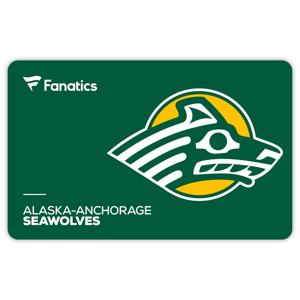 Alaska Anchorage Seawolves Fanatics eGift Card ($10 - $500)