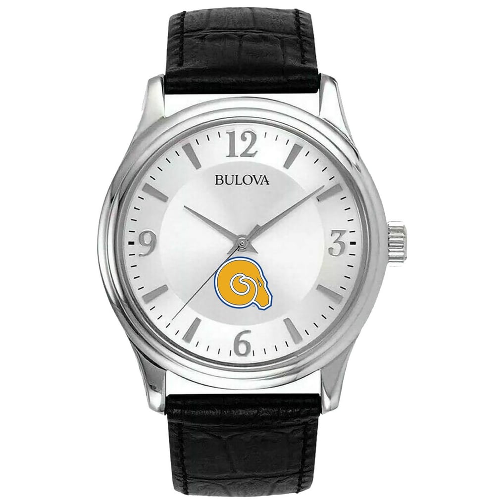 Albany State Golden Rams Leather Watch - Silver