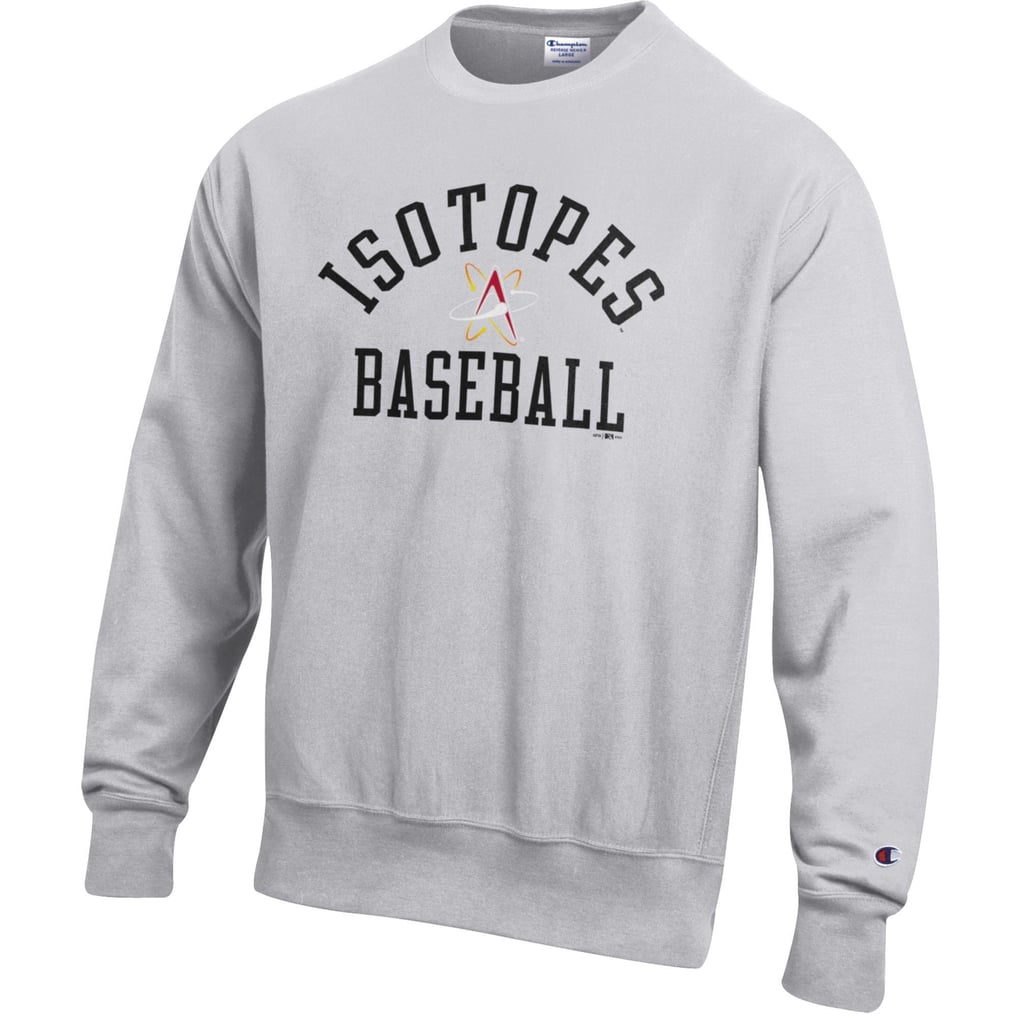Albuquerque Isotopes Champion Baseball Reverse Weave Pullover Sweatshirt - Gray