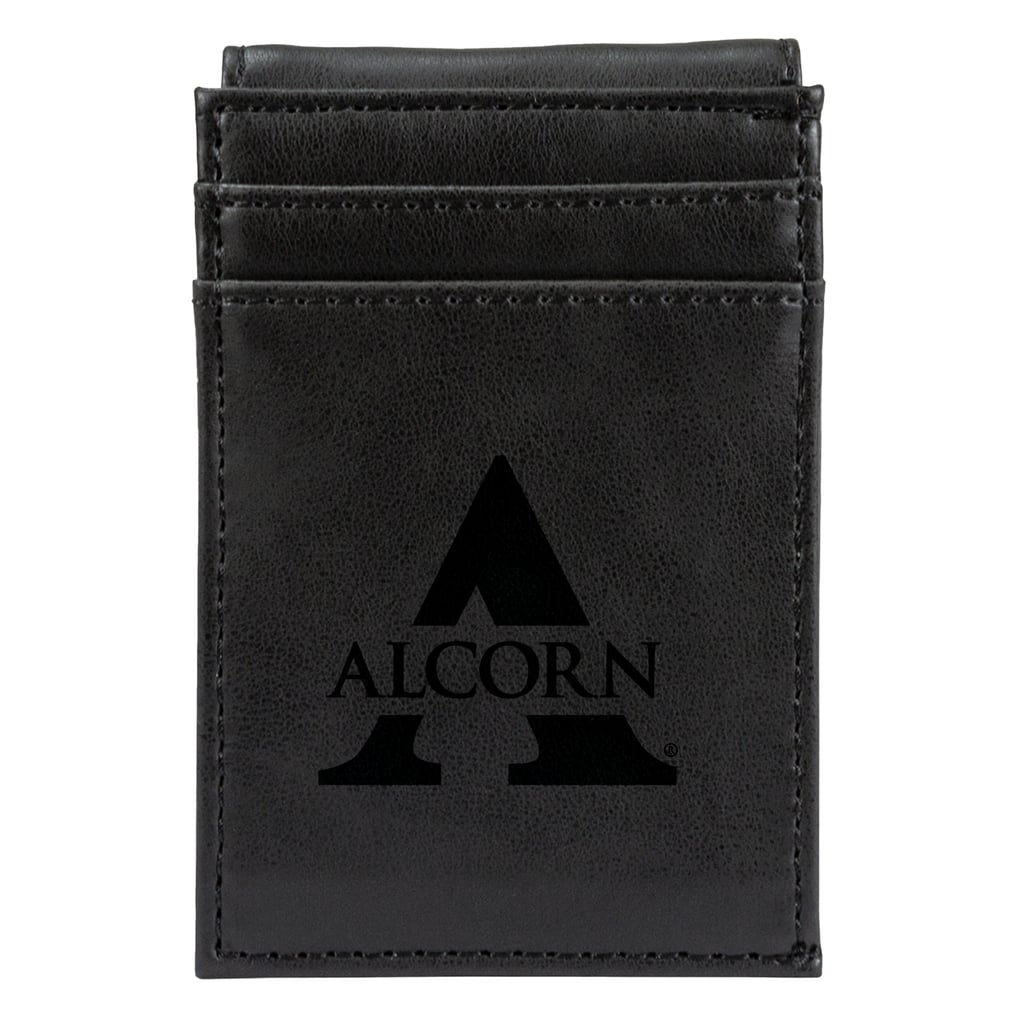 Alcorn State Braves Front Pocket Wallet - Black