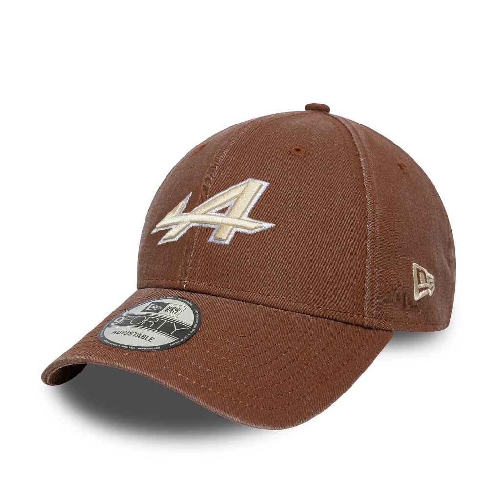  Alpine New Era Washed 9FORTY Adjustable Hat - Brown