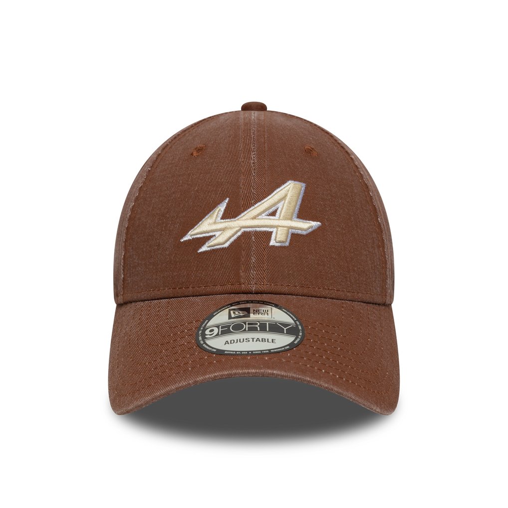  Alpine New Era Washed 9FORTY Adjustable Hat - Brown