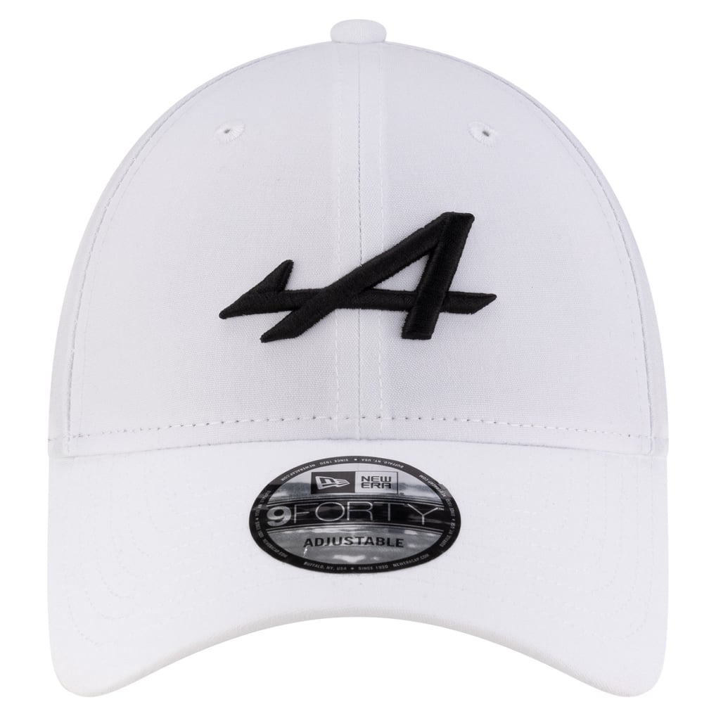  Alpine New Era Essential 9FORTY Adjustable Hat - White