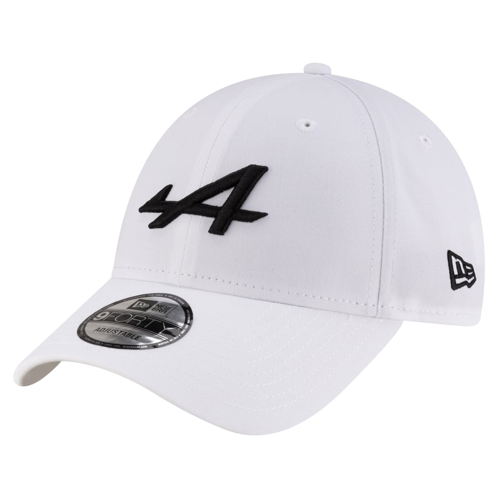  Alpine New Era Essential 9FORTY Adjustable Hat - White