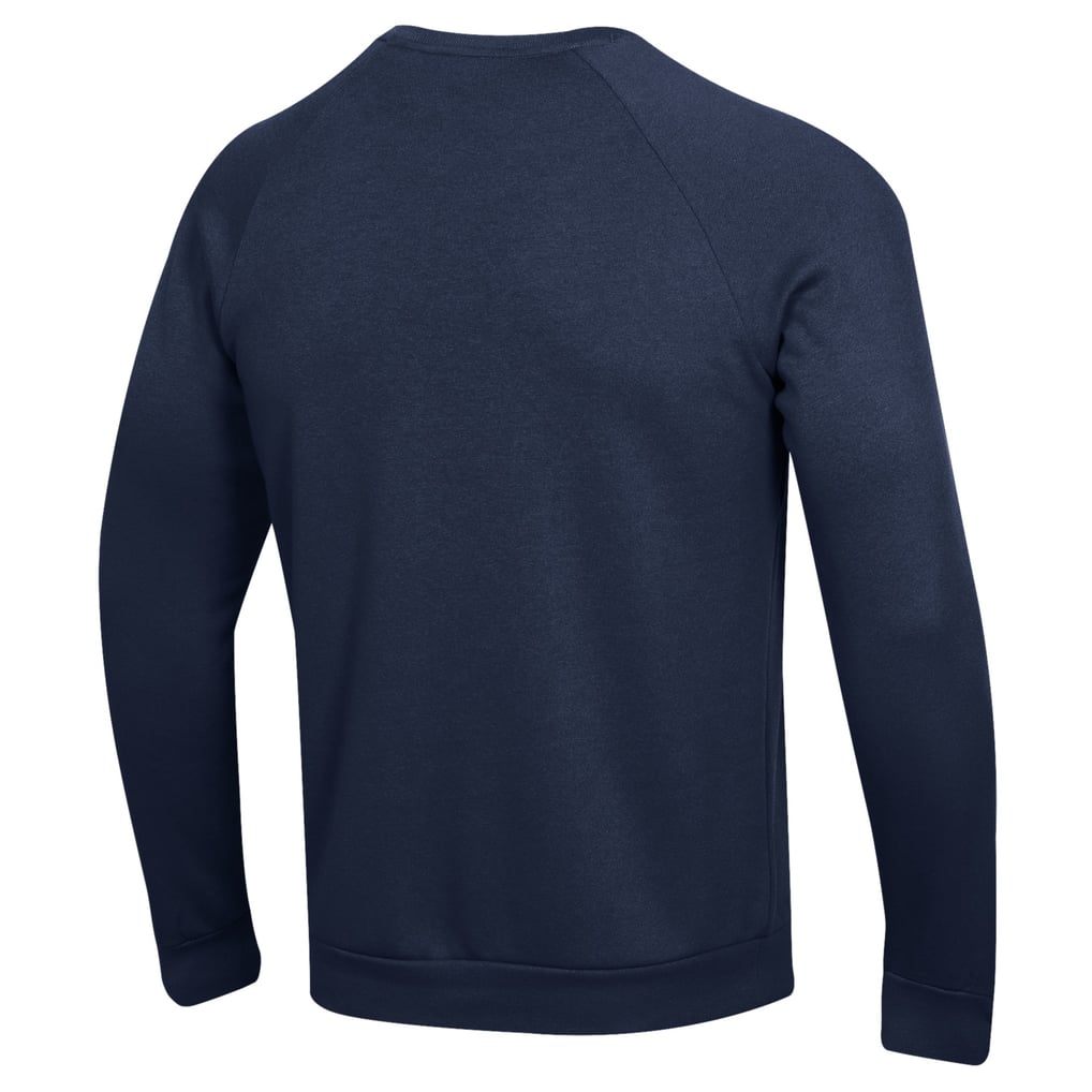 American University Eagles Under Armour Volleyball Rival Fleece Raglan Pullover Sweatshirt - Navy