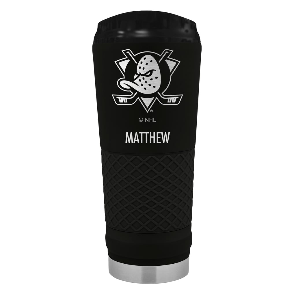 Anaheim Ducks 24oz. Personalized Stealth Draft Tumbler - Black