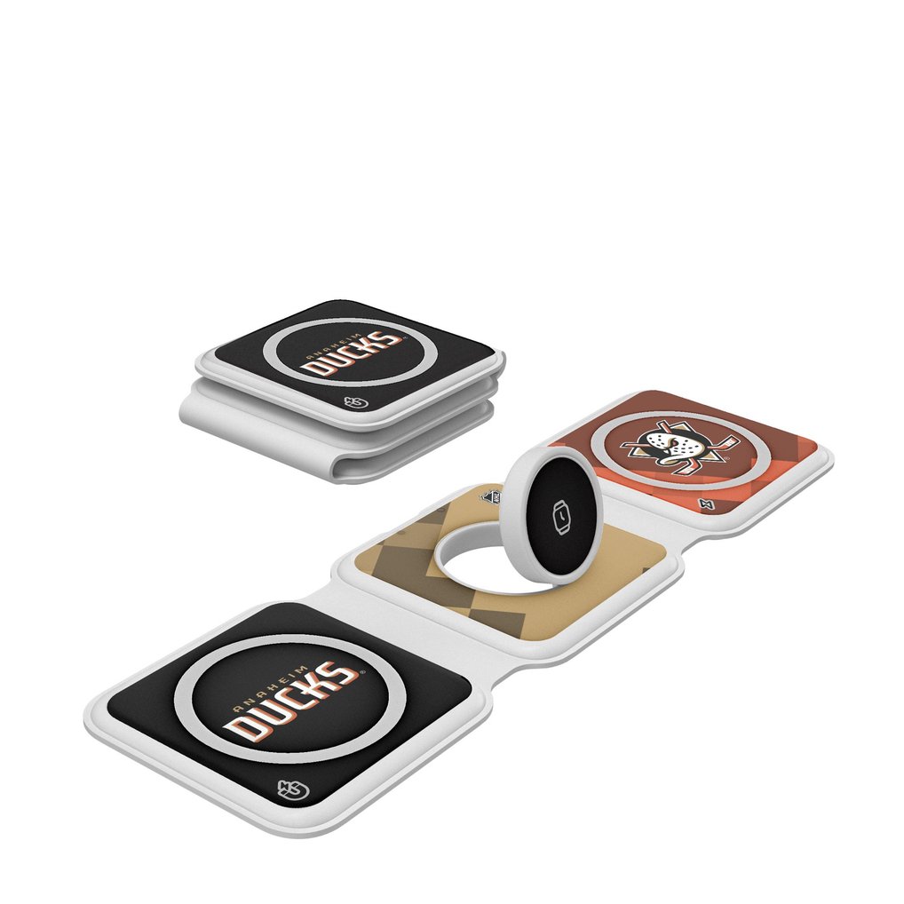 Anaheim Ducks Keyscaper 3-in-1 Foldable Charger