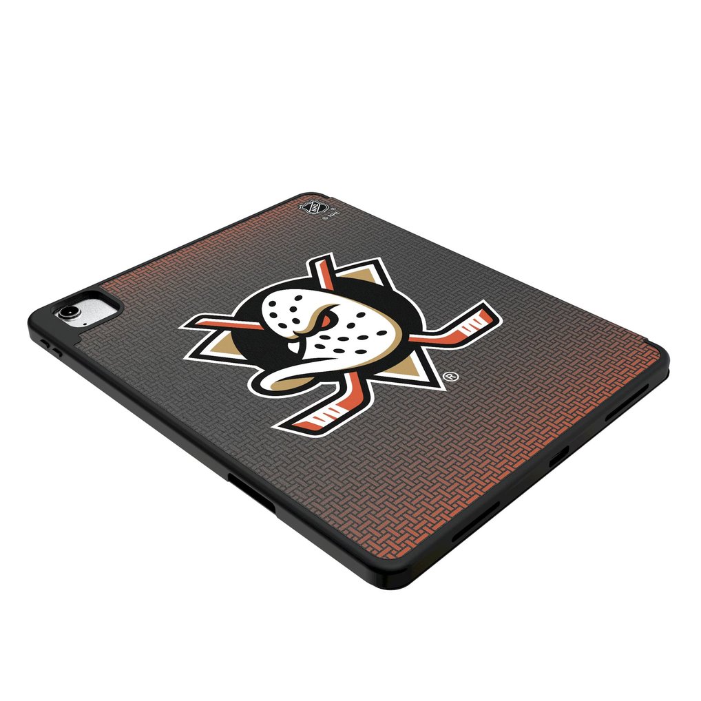 Anaheim Ducks Keyscaper Personalized Linen iPad Tablet Case