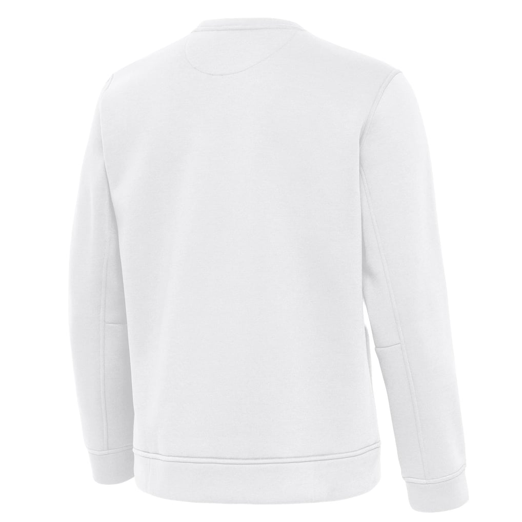 Anaheim Ducks Antigua Relevant Lightweight Pullover Sweatshirt - White