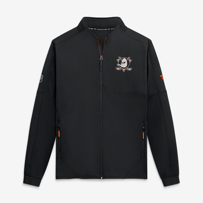Anaheim Ducks Fanatics Authentic Pro Rink Fleece Full-Zip Jacket - Black