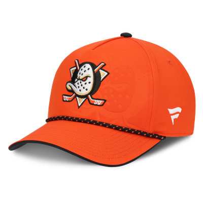  Anaheim Ducks Fanatics On Stage Podium A-Frame Adjustable Hat - Orange
