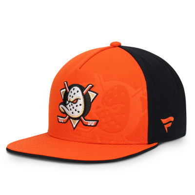  Anaheim Ducks Fanatics Snapback Hat - Orange/Black