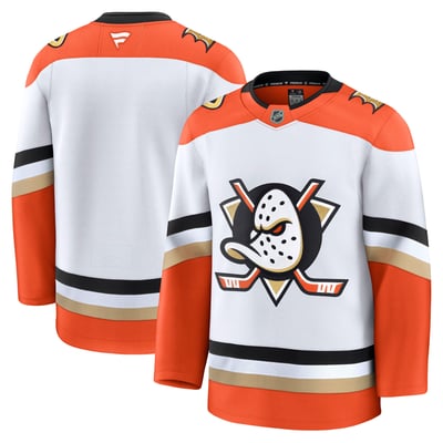 Anaheim Ducks Fanatics Away Premium Jersey - White