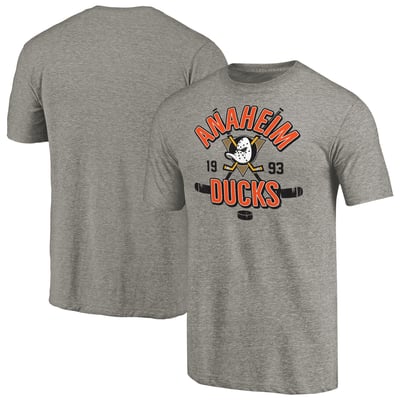 Anaheim Ducks Hometown Collection Tri-Blend T-Shirt - Gray