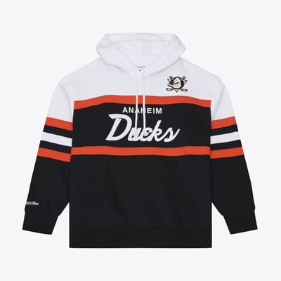 Anaheim Ducks Mitchell & Ness Head Coach Hoodie - Black
