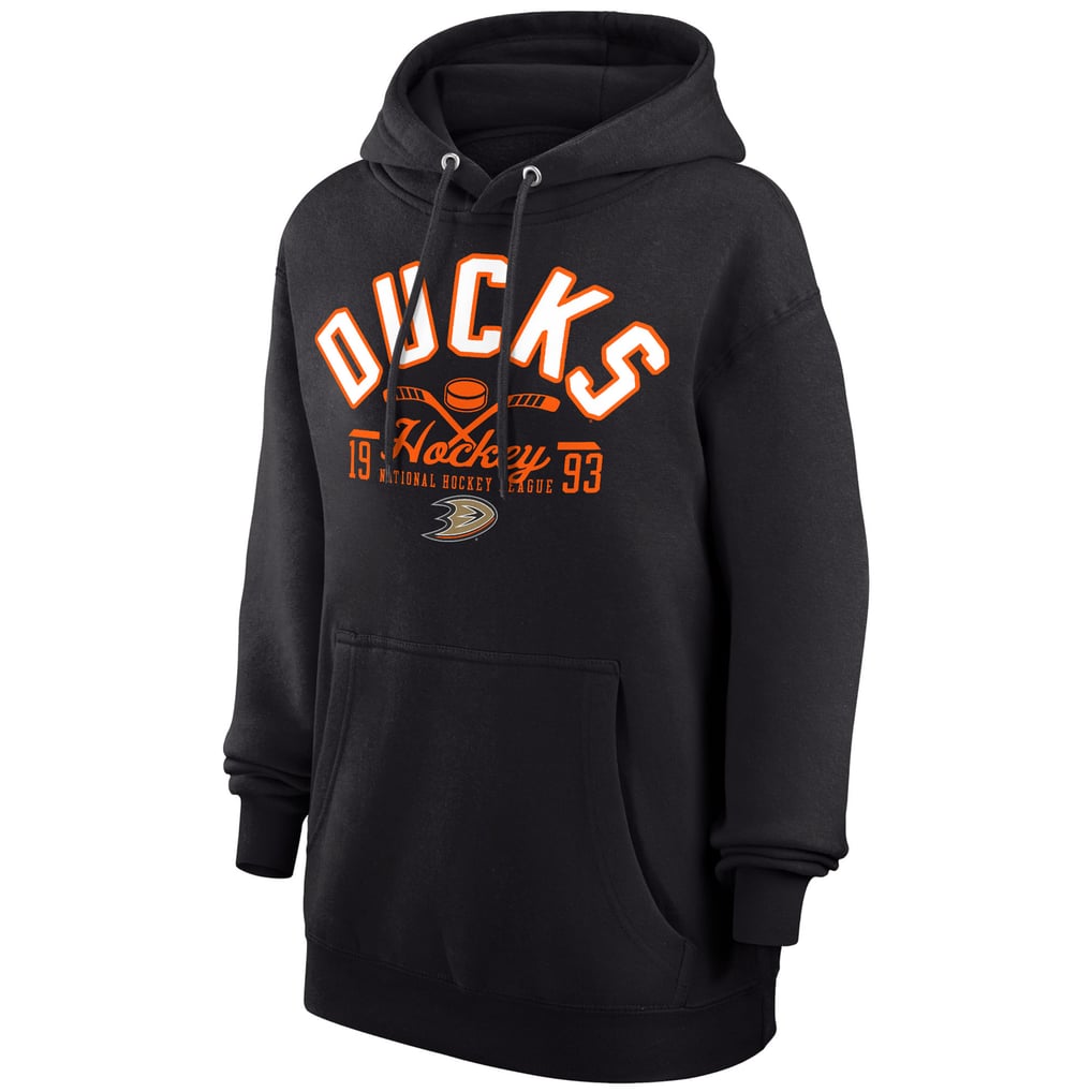  Anaheim Ducks Starter Puck Pullover Hoodie - Black