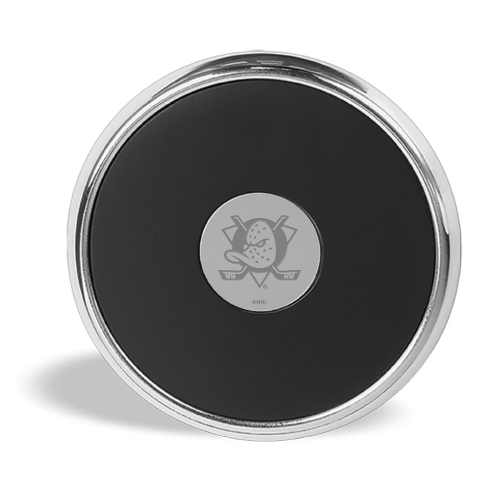 Anaheim Ducks Round Coaster - Silver