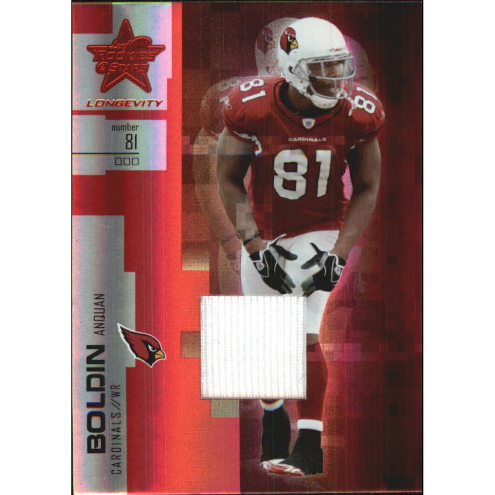 2007 Leaf Rookies and Stars Longevity Materials Ruby #41 Anquan Boldin