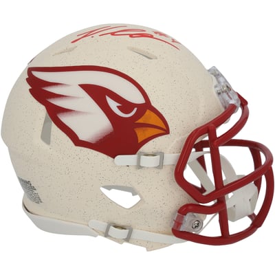 Jeremiyah Love Arizona Cardinals Autographed Fanatics Authentic Riddell Rivalry Speed Mini Helmet  