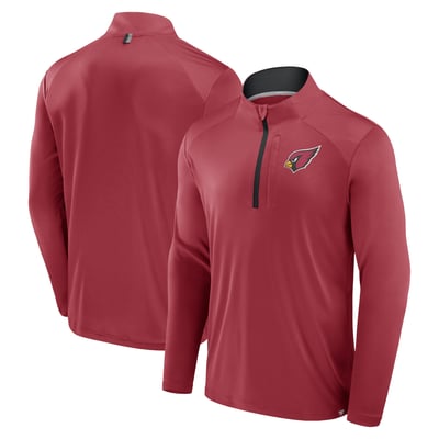 Arizona Cardinals Fanatics Defender Long Sleeve Quarter-Zip Jacket - Cardinal
