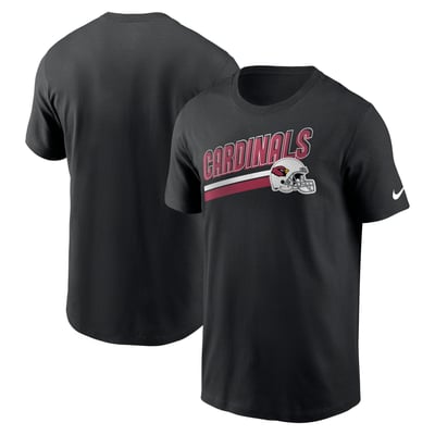 Arizona Cardinals Nike Essential Blitz Lockup T-Shirt - Black
