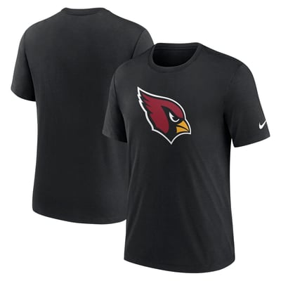 Arizona Cardinals Nike Rewind Logo Tri-Blend T-Shirt - Black