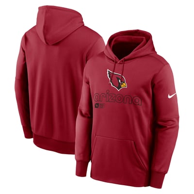 Arizona Cardinals Nike Performance Pullover Hoodie - Cardinal