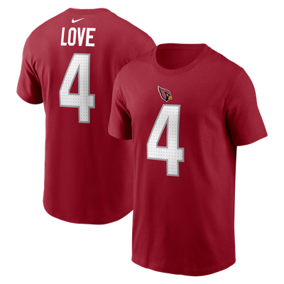 Jeremiyah Love Arizona Cardinals Nike Name & Number T-Shirt - Cardinal