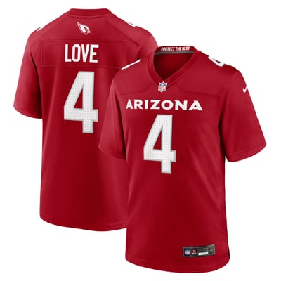 Jeremiyah Love Arizona Cardinals Nike Youth Team Game Jersey - Cardinal