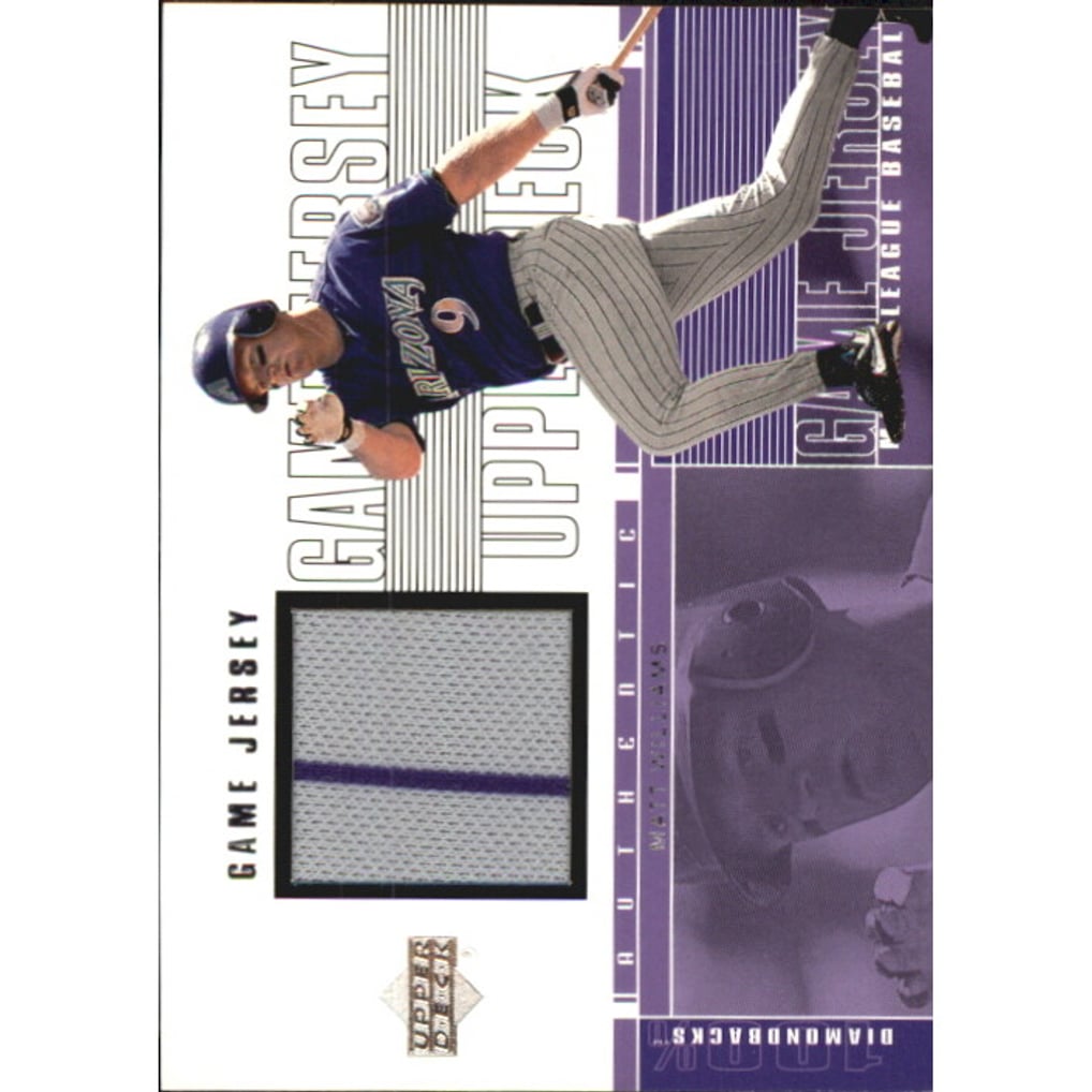 2001 Upper Deck Game Jersey #CMW Matt Williams