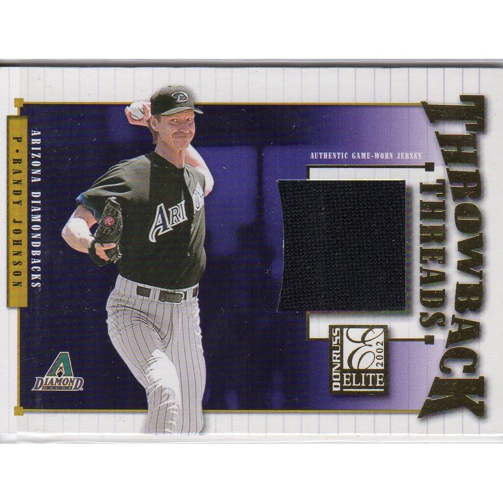2002 Donruss Elite Throwback Threads #23 Randy Johnson