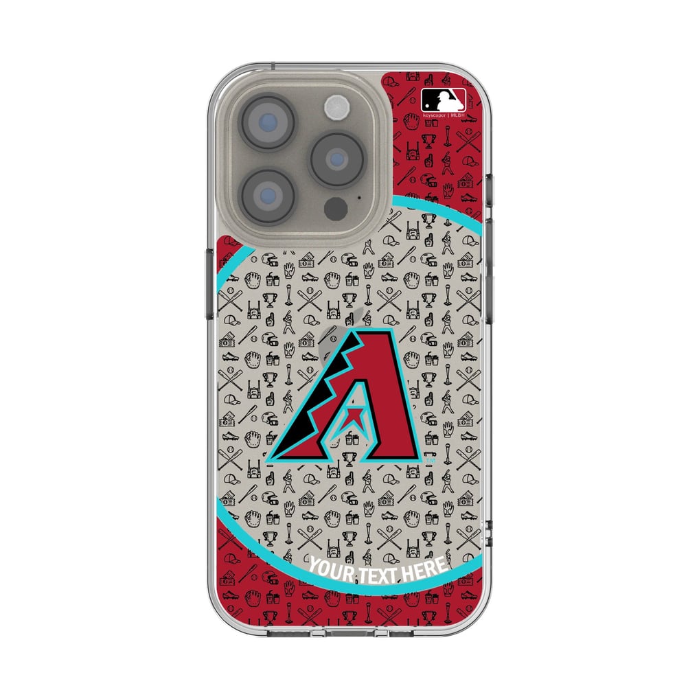 Arizona Diamondbacks Circle Design iPhone Clear Case