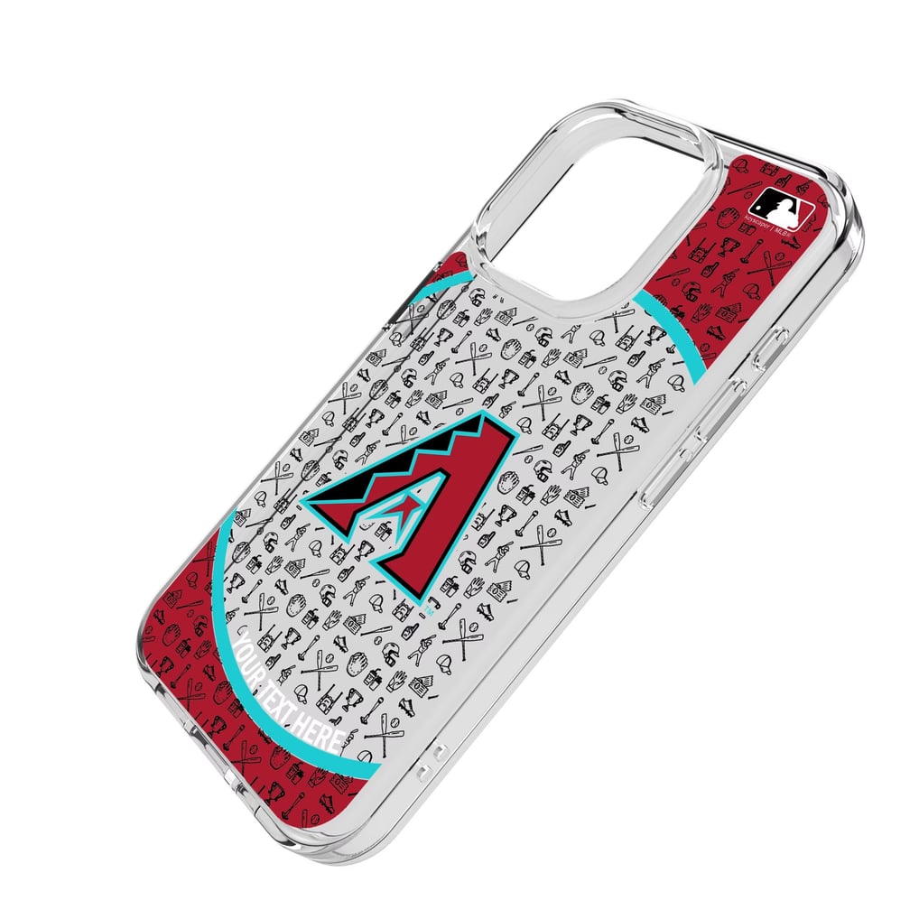 Arizona Diamondbacks Circle Design iPhone Clear Case