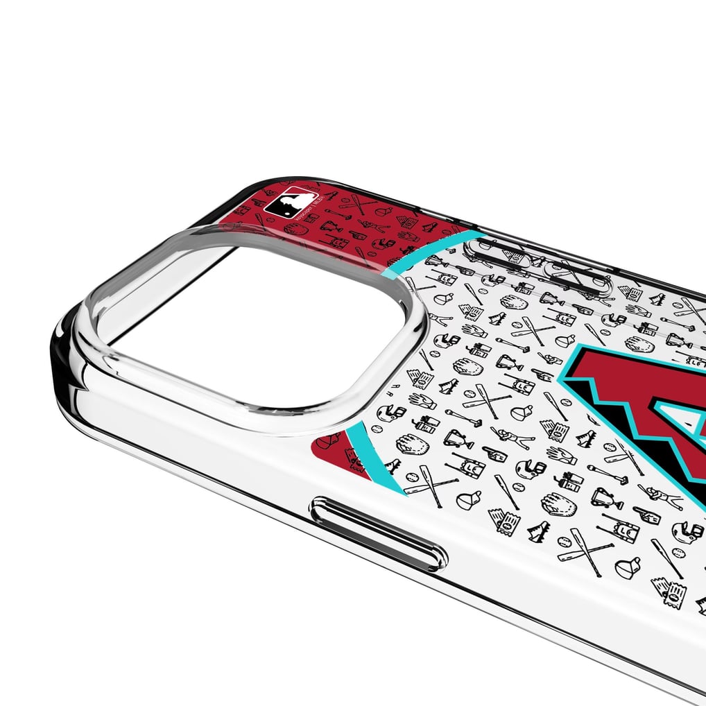 Arizona Diamondbacks Circle Design iPhone Clear Case