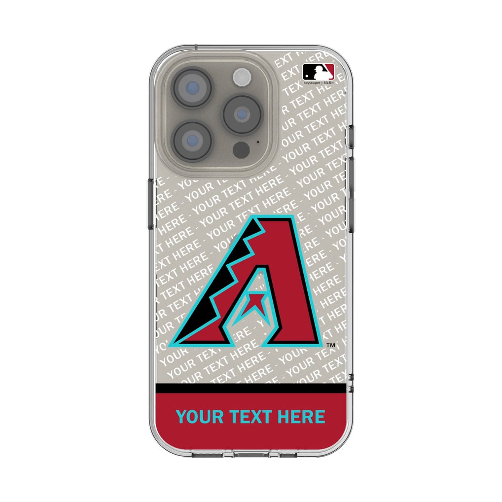Arizona Diamondbacks Endzone Design iPhone Clear Case